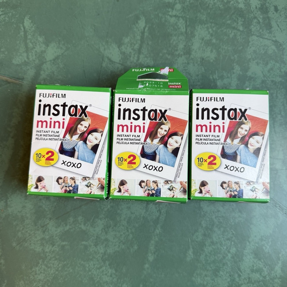 2.5 Boxes Fujifilm Instax Mini 10 Sheets X 2 EXP 10/2023 SEALED